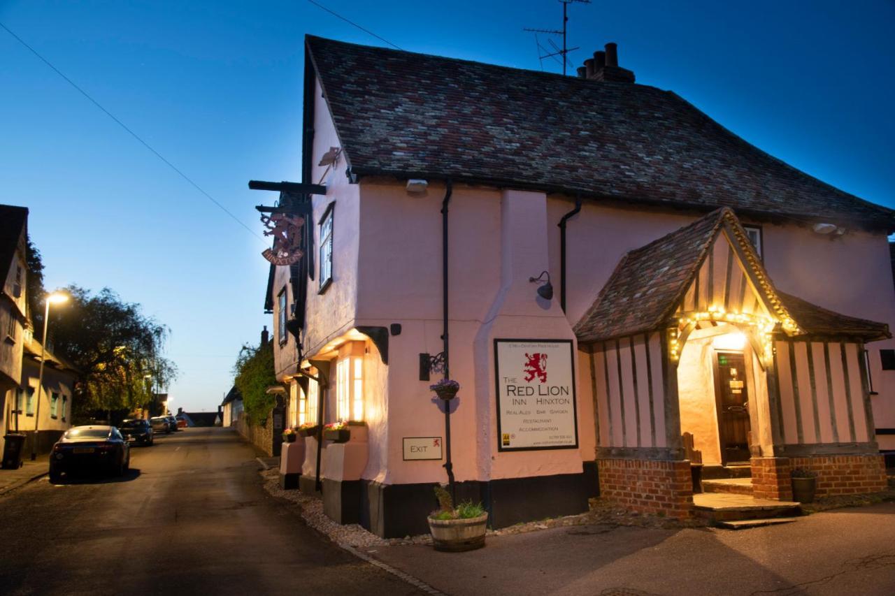 Hotel The Red Lion Hinxton Exterior foto